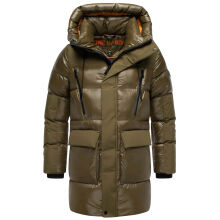 Stone Harbour Nelioon Herren Winter Steppjacke Glanz Optik Khaki Größe XL - Gr.XL