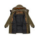 Stone Harbour Nelioon Herren Winter Steppjacke Glanz Optik Khaki Größe XL - Gr.XL