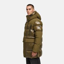 Stone Harbour Nelioon Herren Winter Steppjacke Glanz Optik Khaki Größe XXL - Gr.2XL