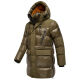 Stone Harbour Nelioon Herren Winter Steppjacke Glanz Optik Khaki Größe XXL - Gr.2XL