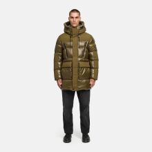 Stone Harbour Nelioon Herren Winter Steppjacke Glanz Optik Khaki Größe XXXL - Gr.3XL