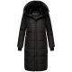Marikoo Zuraraa lange Damen Winter Steppjacke Schwarz Größe XXXL - Gr. 46