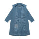 Navahoo Zenblüte Damen Parka Dusty Blue Größe XS - Gr.34