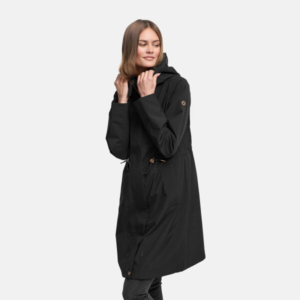 Marikoo Zilandaa Damen Parka Schwarz Größe S - Gr.36