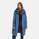Marikoo Zilandaa Damen Parka Dusty Blue Größe XL - Gr.38