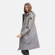 Navahoo Edelumhang Damen Parka Grey Größe S - Gr.36