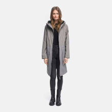 Navahoo Edelumhang Damen Parka Grey Größe M - Gr.38
