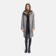 Navahoo Edelumhang Damen Parka Grey Größe L - Gr.40