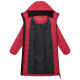 Navahoo Edelumhang Damen Parka Deep Red Größe XXL - Gr.44