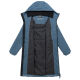Navahoo Edelumhang Damen Parka Dusty Blue Größe S - Gr.36