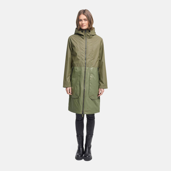 Navahoo Edelumhang Damen Parka Olive Leaf Größe XXXL - Gr.46