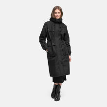 Navahoo Kirschwind Damen Parka Schwarz Größe XS - Gr.34
