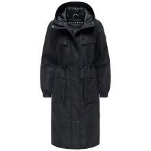 Navahoo Kirschwind Damen Parka Schwarz Größe XS - Gr.34