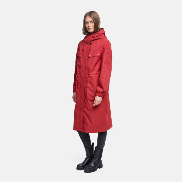 Navahoo Kirschwind Damen Parka Velvet Red Größe XS - Gr.34