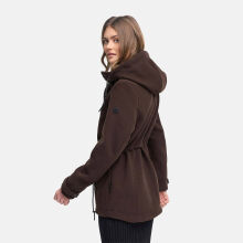 Navahoo Lächelstern Damenjacke in Woll-Optik gefüttert Choco Größe XS - Gr.34