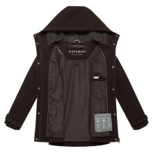 Navahoo Lächelstern Damenjacke in Woll-Optik gefüttert Choco Größe XS - Gr.34