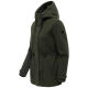 Navahoo Lächelstern Damenjacke in Woll-Optik gefüttert Dark Olive Größe XS - Gr.34