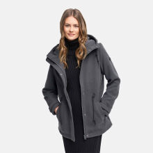 Navahoo Lächelstern Damenjacke in Woll-Optik gefüttert Anthracite Größe XS - Gr.34