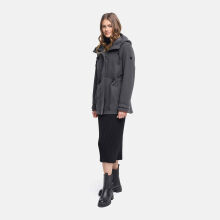 Navahoo Lächelstern Damenjacke in Woll-Optik gefüttert Anthracite Größe XS - Gr.34
