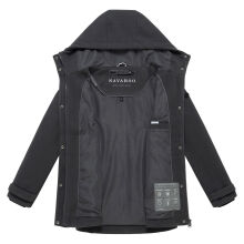 Navahoo Lächelstern Damenjacke in Woll-Optik gefüttert Anthracite Größe XS - Gr.34