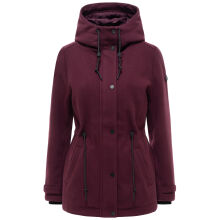 Navahoo Lächelstern Damenjacke in Woll-Optik gefüttert Wine Größe XS - Gr.34