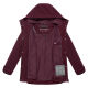 Navahoo Lächelstern Damenjacke in Woll-Optik gefüttert Wine Größe XS - Gr.34