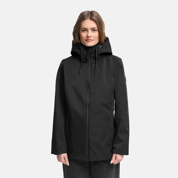 Marikoo Minaa Damen Softshelljacke Schwarz Größe XL - Gr.42