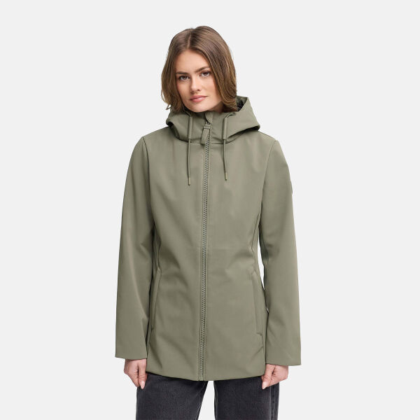 Marikoo Minaa Damen Softshelljacke Dusty Olive Größe XXXL - Gr.46