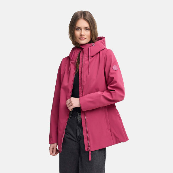 Marikoo Minaa Damen Softshelljacke Berry Wine Größe XXL - Gr.44