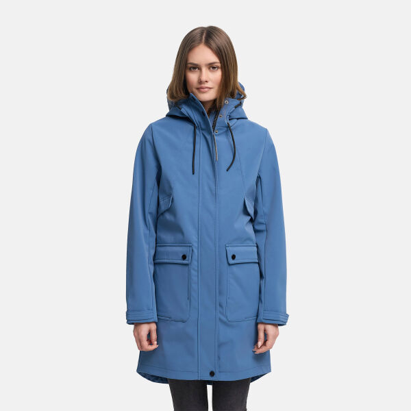 Navahoo Morgennebel Damen Softshelljacke Dusty Blue Größe XS - Gr.34