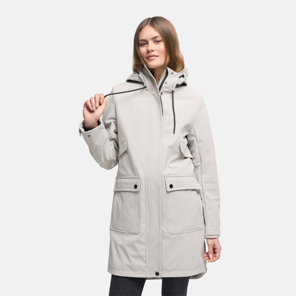 Navahoo Morgennebel Damen Softshelljacke Bone Größe XS - Gr.34