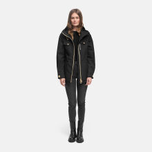 Marikoo Sohaa Damen Parka Schwarz Größe XS - Gr.34