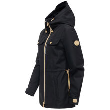 Marikoo Sohaa Damen Parka Schwarz Größe L - Gr.40