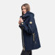 Marikoo Sohaa Damen Parka Navy Größe L - Gr.40