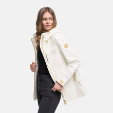 Marikoo Sohaa Damen Parka Offwhite Größe XXXL - Gr.46