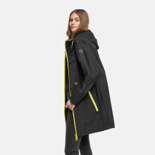 Marikoo Trüffelbonbon Damen Mantel Schwarz Größe XXL - Gr.44