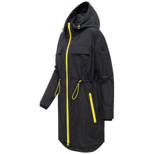 Marikoo Trüffelbonbon Damen Mantel Schwarz Größe XXXL - Gr.46