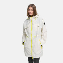 Marikoo Trüffelbonbon Damen Mantel Offwhite Größe XXXL - Gr.46