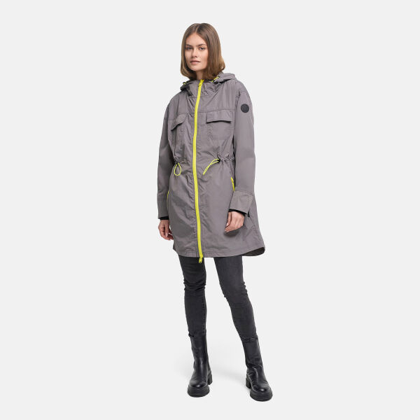 Marikoo Trüffelbonbon Damen Mantel Grey Größe M - Gr.38