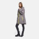 Marikoo Trüffelbonbon Damen Mantel Grey Größe L - Gr.40