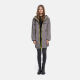 Marikoo Trüffelbonbon Damen Mantel Grey Größe XL - Gr.42