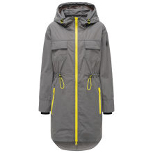 Marikoo Trüffelbonbon Damen Mantel Grey Größe XXXL - Gr.46