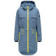 Marikoo Trüffelbonbon Damen Mantel Dusty Blue Größe S - Gr.36
