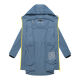 Marikoo Trüffelbonbon Damen Mantel Dusty Blue Größe M - Gr.38