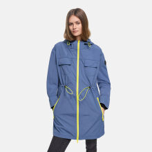 Marikoo Trüffelbonbon Damen Mantel Dusty Blue Größe L - Gr.40