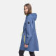 Marikoo Trüffelbonbon Damen Mantel Dusty Blue Größe XL - Gr.42