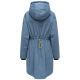 Marikoo Trüffelbonbon Damen Mantel Dusty Blue Größe XXXL - Gr.46