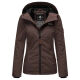 Marikoo Brombeere Damen Übergansjacke Frühlings Jacke Choco Größe XXXL - Gr. 46