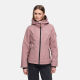 Marikoo Erdbeere Damen Übergangsjacke leicht gefüttert mit Kapuze Mauve-Größe M - Gr. 38