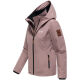 Marikoo Erdbeere Damen Übergangsjacke leicht gefüttert mit Kapuze Mauve-Größe M - Gr. 38